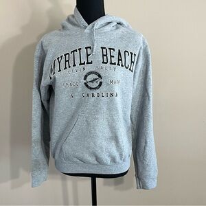 Gray Myrtle Beach Hoodie